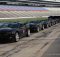 Chevrolet Camero Convertibles lined up for rides at Texas Motor Speedway. Photo by David Dwyer